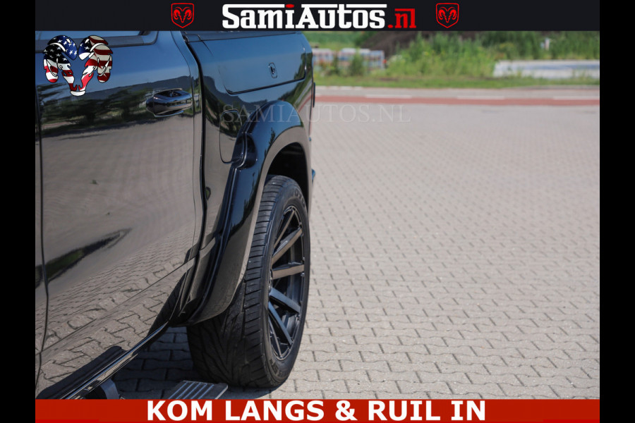Dodge Ram LIMITED HULK | 5.7 V8 402PK HEMI | RAM VOL | HUD | LUCHTVERING | PANO | MWK KLEP | DC | 5 PERS | CREW CAB | DUBBELE CABINE | GRIJSKENETEKN | MEEST COMFORTABELE BEDRIJFSAUTO | | De specialist in Amerikaanse pick‑ups in Nederland en Europa.