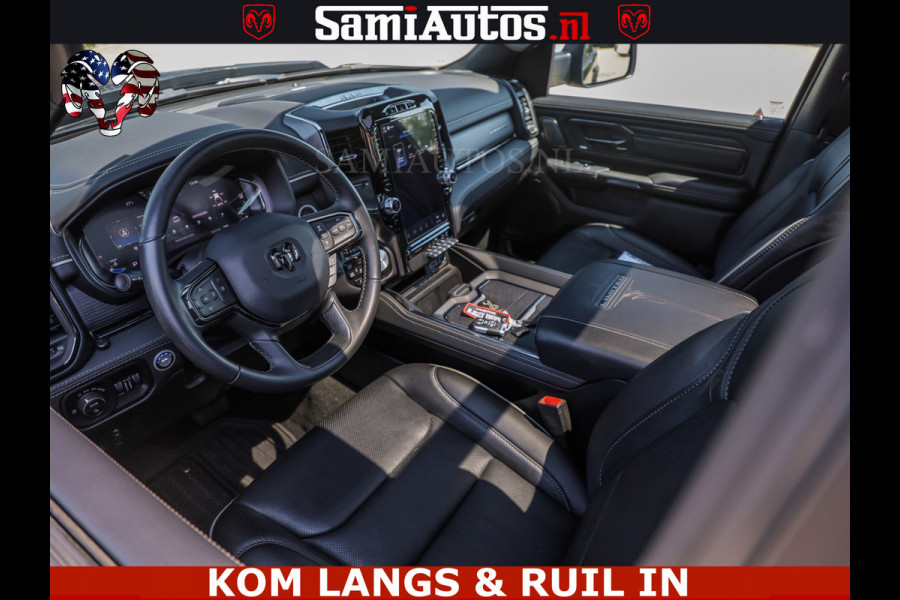 Dodge Ram LIMITED HULK | 5.7 V8 402PK HEMI | RAM VOL | HUD | LUCHTVERING | PANO | MWK KLEP | DC | 5 PERS | CREW CAB | DUBBELE CABINE | GRIJSKENETEKN | MEEST COMFORTABELE BEDRIJFSAUTO | | De specialist in Amerikaanse pick‑ups in Nederland en Europa.