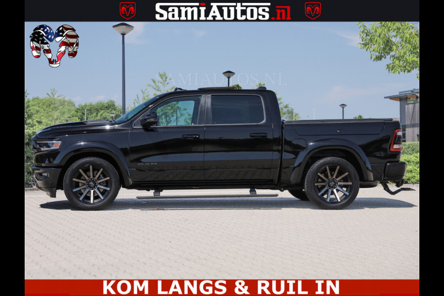 Dodge Ram LIMITED HULK | 5.7 V8 402PK HEMI | RAM VOL | HUD | LUCHTVERING | PANO | MWK KLEP | DC | 5 PERS | CREW CAB | DUBBELE CABINE | GRIJSKENETEKN | MEEST COMFORTABELE BEDRIJFSAUTO | | De specialist in Amerikaanse pick‑ups in Nederland en Europa.