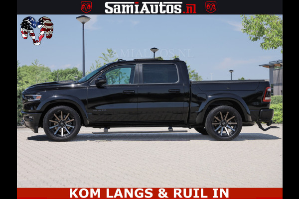 Dodge Ram LIMITED HULK | 5.7 V8 402PK HEMI | RAM VOL | HUD | LUCHTVERING | PANO | MWK KLEP | DC | 5 PERS | CREW CAB | DUBBELE CABINE | GRIJSKENETEKN | MEEST COMFORTABELE BEDRIJFSAUTO | | De specialist in Amerikaanse pick‑ups in Nederland en Europa.