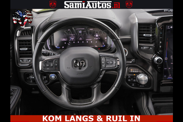 Dodge Ram LIMITED HULK | 5.7 V8 402PK HEMI | RAM VOL | HUD | LUCHTVERING | PANO | MWK KLEP | DC | 5 PERS | CREW CAB | DUBBELE CABINE | GRIJSKENETEKN | MEEST COMFORTABELE BEDRIJFSAUTO | | De specialist in Amerikaanse pick‑ups in Nederland en Europa.