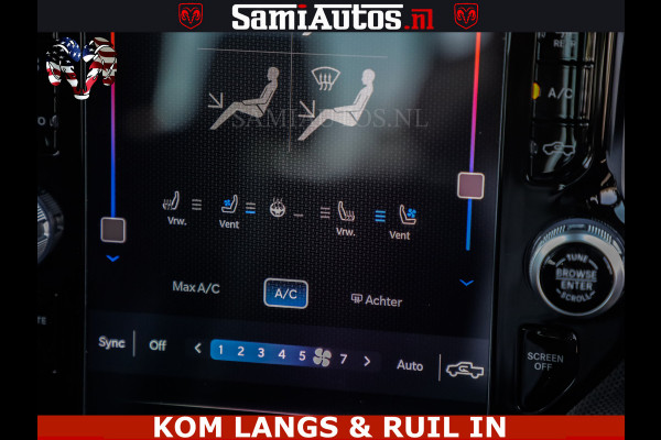 Dodge Ram LIMITED HULK | 5.7 V8 402PK HEMI | RAM VOL | HUD | LUCHTVERING | PANO | MWK KLEP | DC | 5 PERS | CREW CAB | DUBBELE CABINE | GRIJSKENETEKN | MEEST COMFORTABELE BEDRIJFSAUTO | | De specialist in Amerikaanse pick‑ups in Nederland en Europa.