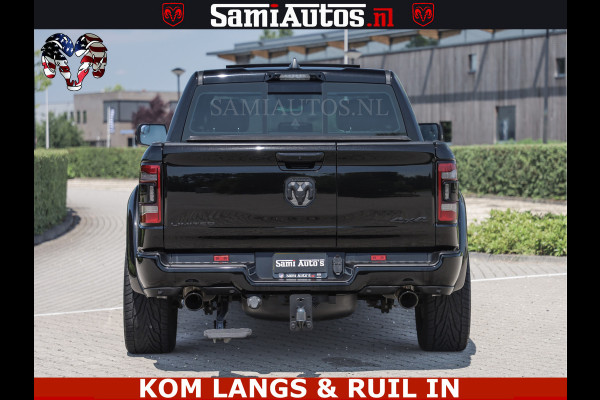 Dodge Ram LIMITED HULK | 5.7 V8 402PK HEMI | RAM VOL | HUD | LUCHTVERING | PANO | MWK KLEP | DC | 5 PERS | CREW CAB | DUBBELE CABINE | GRIJSKENETEKN | MEEST COMFORTABELE BEDRIJFSAUTO | | De specialist in Amerikaanse pick‑ups in Nederland en Europa.