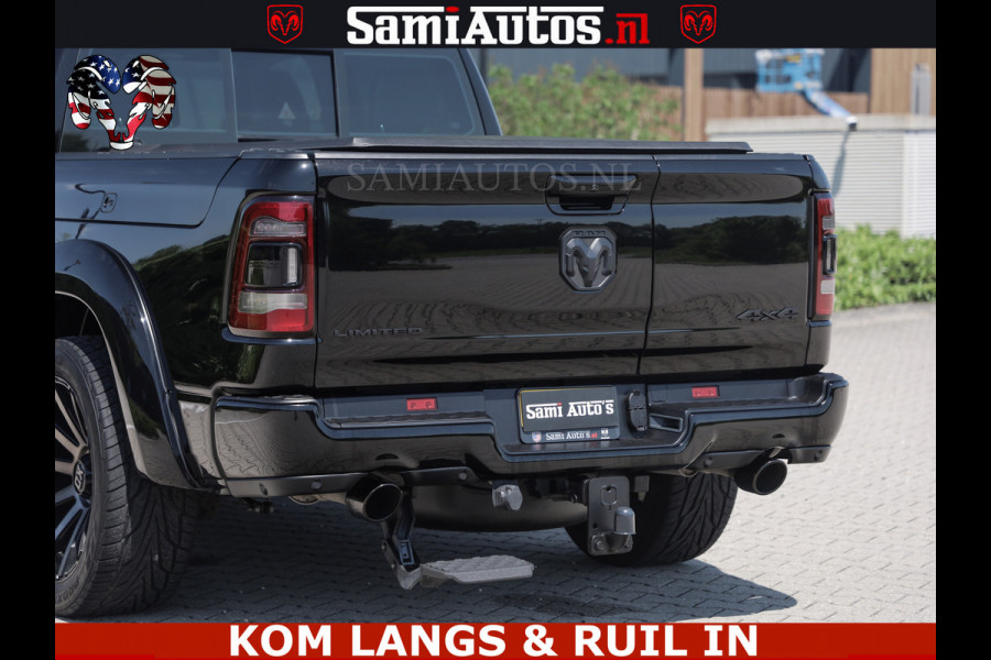 Dodge Ram LIMITED HULK | 5.7 V8 402PK HEMI | RAM VOL | HUD | LUCHTVERING | PANO | MWK KLEP | DC | 5 PERS | CREW CAB | DUBBELE CABINE | GRIJSKENETEKN | MEEST COMFORTABELE BEDRIJFSAUTO | | De specialist in Amerikaanse pick‑ups in Nederland en Europa.