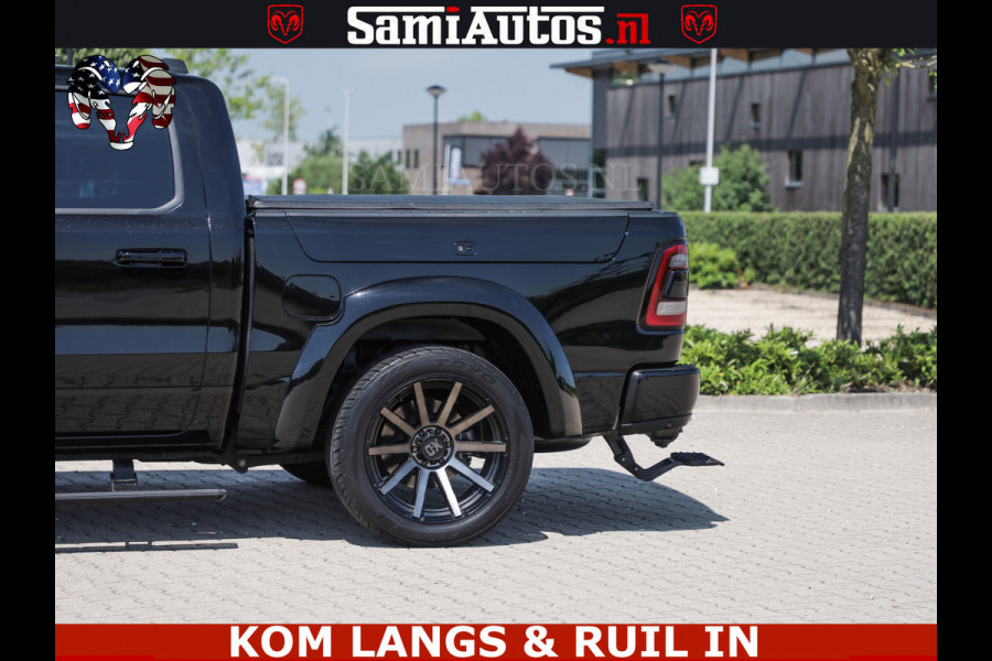Dodge Ram LIMITED HULK | 5.7 V8 402PK HEMI | RAM VOL | HUD | LUCHTVERING | PANO | MWK KLEP | DC | 5 PERS | CREW CAB | DUBBELE CABINE | GRIJSKENETEKN | MEEST COMFORTABELE BEDRIJFSAUTO | | De specialist in Amerikaanse pick‑ups in Nederland en Europa.