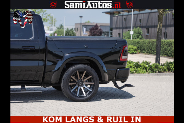 Dodge Ram LIMITED HULK | 5.7 V8 402PK HEMI | RAM VOL | HUD | LUCHTVERING | PANO | MWK KLEP | DC | 5 PERS | CREW CAB | DUBBELE CABINE | GRIJSKENETEKN | MEEST COMFORTABELE BEDRIJFSAUTO | | De specialist in Amerikaanse pick‑ups in Nederland en Europa.