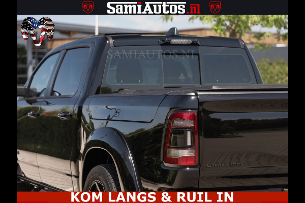 Dodge Ram LIMITED HULK | 5.7 V8 402PK HEMI | RAM VOL | HUD | LUCHTVERING | PANO | MWK KLEP | DC | 5 PERS | CREW CAB | DUBBELE CABINE | GRIJSKENETEKN | MEEST COMFORTABELE BEDRIJFSAUTO | | De specialist in Amerikaanse pick‑ups in Nederland en Europa.