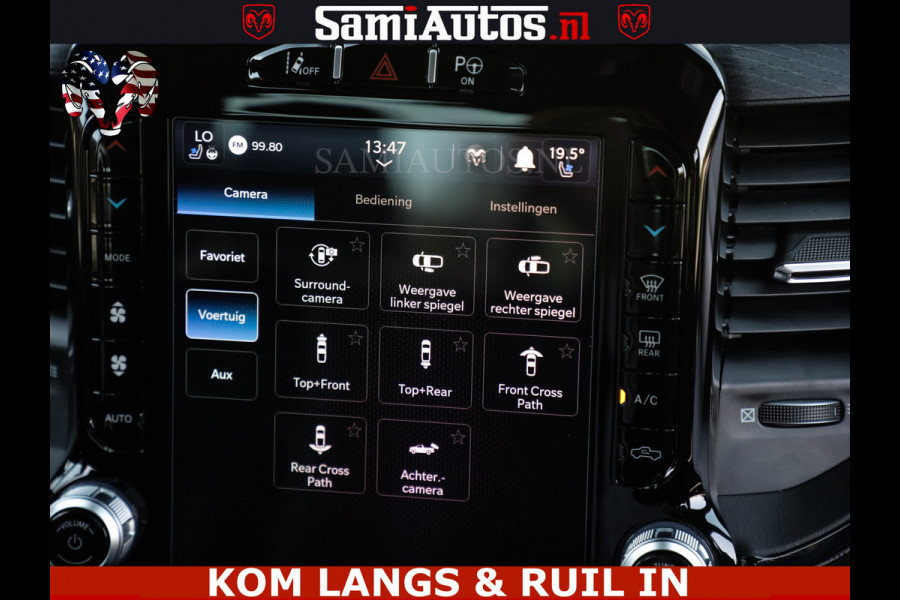 Dodge Ram LIMITED HULK | 5.7 V8 402PK HEMI | RAM VOL | HUD | LUCHTVERING | PANO | MWK KLEP | DC | 5 PERS | CREW CAB | DUBBELE CABINE | GRIJSKENETEKN | MEEST COMFORTABELE BEDRIJFSAUTO | | De specialist in Amerikaanse pick‑ups in Nederland en Europa.