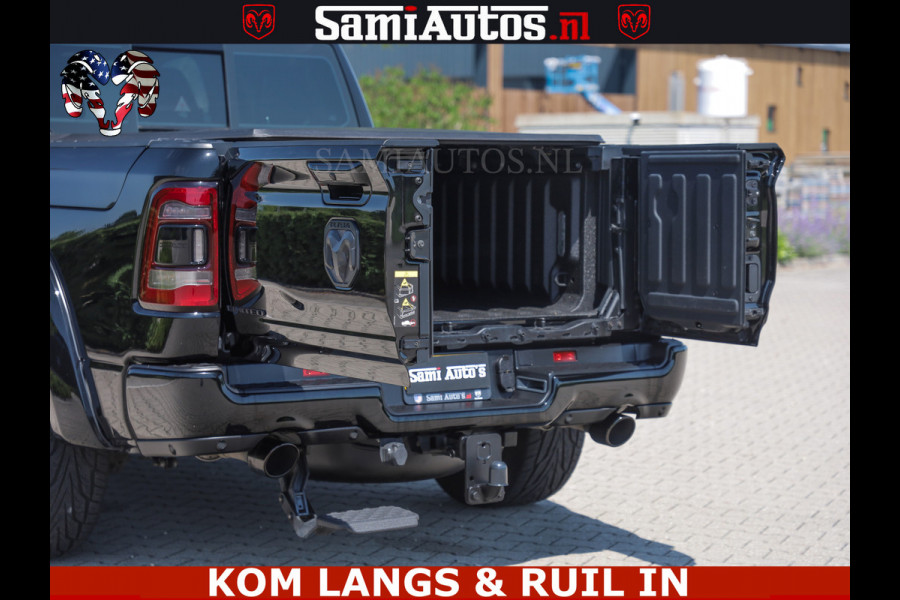Dodge Ram LIMITED HULK | 5.7 V8 402PK HEMI | RAM VOL | HUD | LUCHTVERING | PANO | MWK KLEP | DC | 5 PERS | CREW CAB | DUBBELE CABINE | GRIJSKENETEKN | MEEST COMFORTABELE BEDRIJFSAUTO | | De specialist in Amerikaanse pick‑ups in Nederland en Europa.