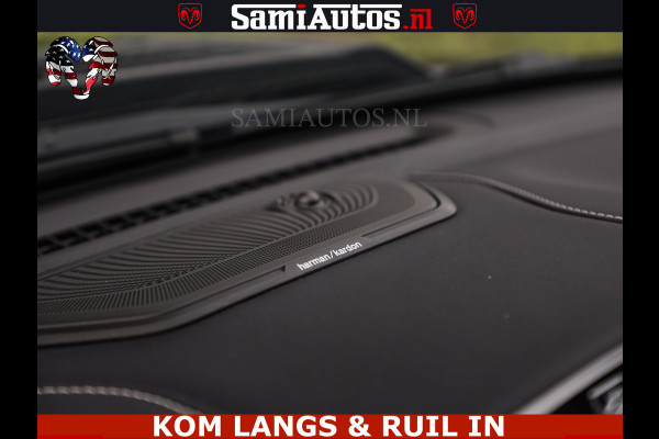 Dodge Ram LIMITED HULK | 5.7 V8 402PK HEMI | RAM VOL | HUD | LUCHTVERING | PANO | MWK KLEP | DC | 5 PERS | CREW CAB | DUBBELE CABINE | GRIJSKENETEKN | MEEST COMFORTABELE BEDRIJFSAUTO | | De specialist in Amerikaanse pick‑ups in Nederland en Europa.