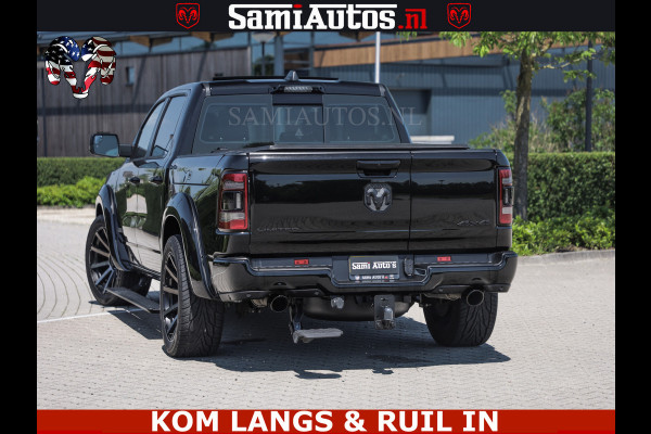 Dodge Ram LIMITED HULK | 5.7 V8 402PK HEMI | RAM VOL | HUD | LUCHTVERING | PANO | MWK KLEP | DC | 5 PERS | CREW CAB | DUBBELE CABINE | GRIJSKENETEKN | MEEST COMFORTABELE BEDRIJFSAUTO | | De specialist in Amerikaanse pick‑ups in Nederland en Europa.