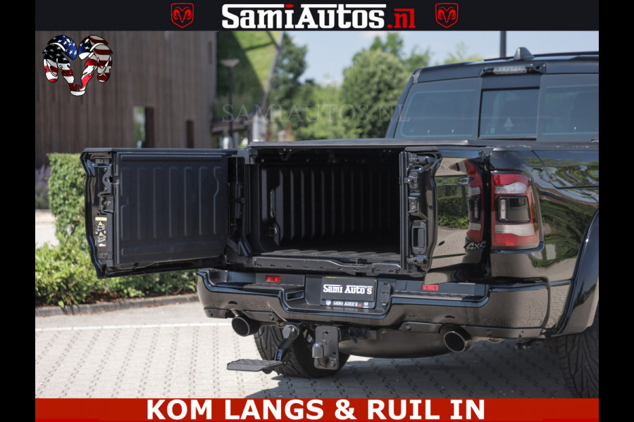 Dodge Ram LIMITED HULK | 5.7 V8 402PK HEMI | RAM VOL | HUD | LUCHTVERING | PANO | MWK KLEP | DC | 5 PERS | CREW CAB | DUBBELE CABINE | GRIJSKENETEKN | MEEST COMFORTABELE BEDRIJFSAUTO | | De specialist in Amerikaanse pick‑ups in Nederland en Europa.