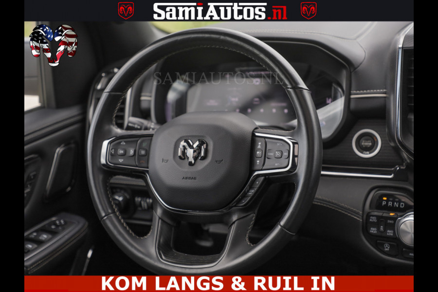 Dodge Ram LIMITED HULK | 5.7 V8 402PK HEMI | RAM VOL | HUD | LUCHTVERING | PANO | MWK KLEP | DC | 5 PERS | CREW CAB | DUBBELE CABINE | GRIJSKENETEKN | MEEST COMFORTABELE BEDRIJFSAUTO | | De specialist in Amerikaanse pick‑ups in Nederland en Europa.