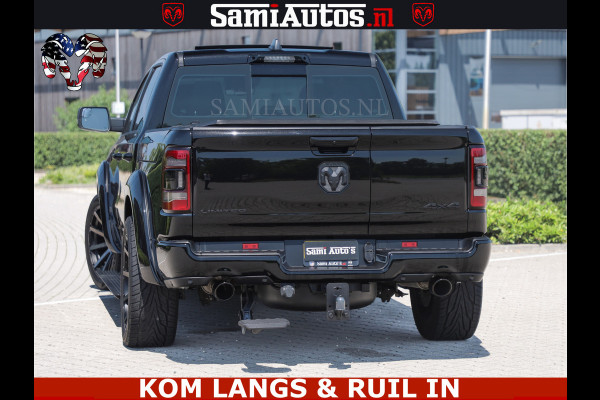 Dodge Ram LIMITED HULK | 5.7 V8 402PK HEMI | RAM VOL | HUD | LUCHTVERING | PANO | MWK KLEP | DC | 5 PERS | CREW CAB | DUBBELE CABINE | GRIJSKENETEKN | MEEST COMFORTABELE BEDRIJFSAUTO | | De specialist in Amerikaanse pick‑ups in Nederland en Europa.