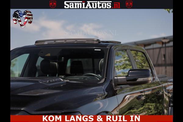 Dodge Ram LIMITED HULK | 5.7 V8 402PK HEMI | RAM VOL | HUD | LUCHTVERING | PANO | MWK KLEP | DC | 5 PERS | CREW CAB | DUBBELE CABINE | GRIJSKENETEKN | MEEST COMFORTABELE BEDRIJFSAUTO | | De specialist in Amerikaanse pick‑ups in Nederland en Europa.