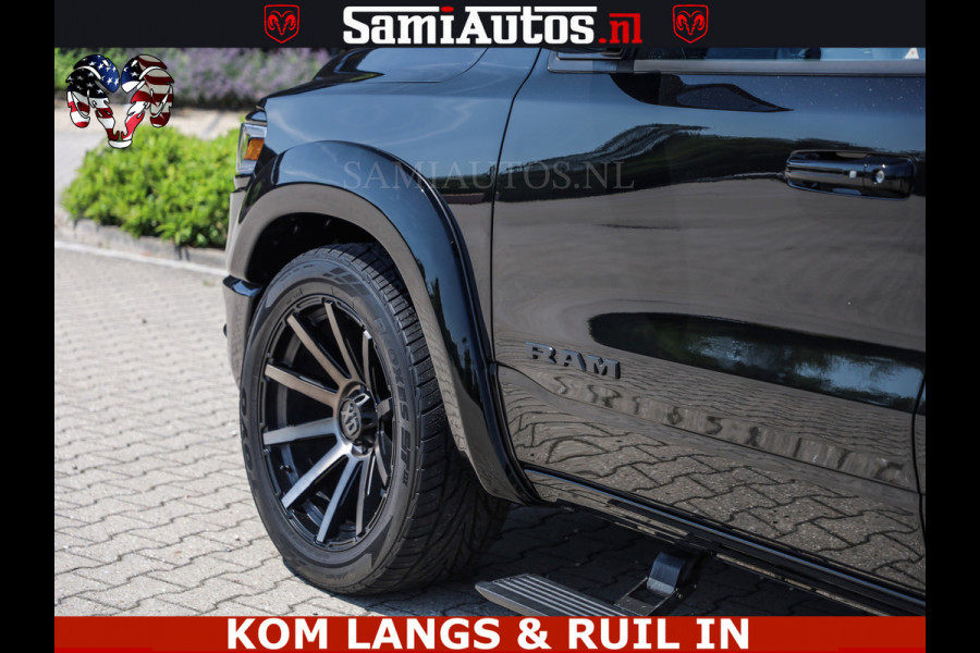 Dodge Ram LIMITED HULK | 5.7 V8 402PK HEMI | RAM VOL | HUD | LUCHTVERING | PANO | MWK KLEP | DC | 5 PERS | CREW CAB | DUBBELE CABINE | GRIJSKENETEKN | MEEST COMFORTABELE BEDRIJFSAUTO | | De specialist in Amerikaanse pick‑ups in Nederland en Europa.