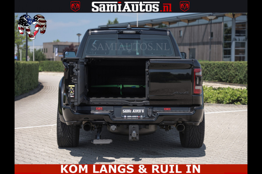 Dodge Ram LIMITED HULK | 5.7 V8 402PK HEMI | RAM VOL | HUD | LUCHTVERING | PANO | MWK KLEP | DC | 5 PERS | CREW CAB | DUBBELE CABINE | GRIJSKENETEKN | MEEST COMFORTABELE BEDRIJFSAUTO | | De specialist in Amerikaanse pick‑ups in Nederland en Europa.