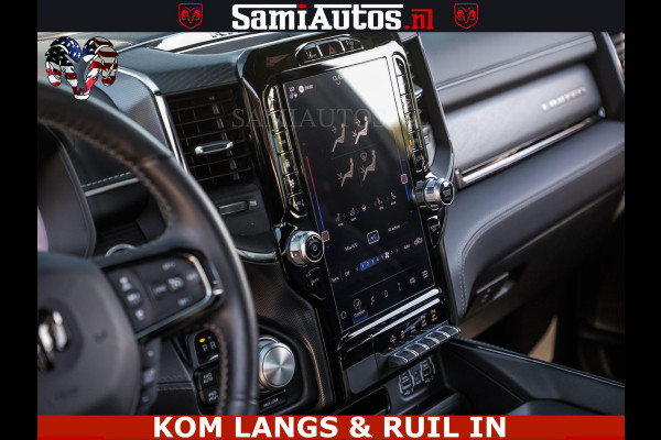Dodge Ram LIMITED HULK | 5.7 V8 402PK HEMI | RAM VOL | HUD | LUCHTVERING | PANO | MWK KLEP | DC | 5 PERS | CREW CAB | DUBBELE CABINE | GRIJSKENETEKN | MEEST COMFORTABELE BEDRIJFSAUTO | | De specialist in Amerikaanse pick‑ups in Nederland en Europa.