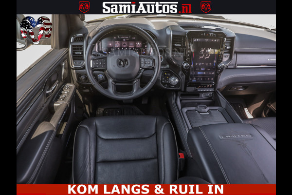 Dodge Ram LIMITED HULK | 5.7 V8 402PK HEMI | RAM VOL | HUD | LUCHTVERING | PANO | MWK KLEP | DC | 5 PERS | CREW CAB | DUBBELE CABINE | GRIJSKENETEKN | MEEST COMFORTABELE BEDRIJFSAUTO | | De specialist in Amerikaanse pick‑ups in Nederland en Europa.