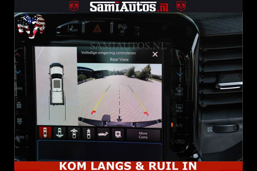 Dodge Ram LIMITED HULK | 5.7 V8 402PK HEMI | RAM VOL | HUD | LUCHTVERING | PANO | MWK KLEP | DC | 5 PERS | CREW CAB | DUBBELE CABINE | GRIJSKENETEKN | MEEST COMFORTABELE BEDRIJFSAUTO | | De specialist in Amerikaanse pick‑ups in Nederland en Europa.