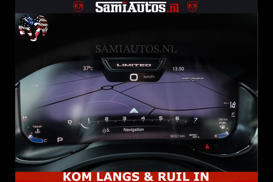Dodge Ram LIMITED HULK | 5.7 V8 402PK HEMI | RAM VOL | HUD | LUCHTVERING | PANO | MWK KLEP | DC | 5 PERS | CREW CAB | DUBBELE CABINE | GRIJSKENETEKN | MEEST COMFORTABELE BEDRIJFSAUTO | | De specialist in Amerikaanse pick‑ups in Nederland en Europa.