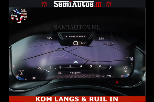 Dodge Ram LIMITED HULK | 5.7 V8 402PK HEMI | RAM VOL | HUD | LUCHTVERING | PANO | MWK KLEP | DC | 5 PERS | CREW CAB | DUBBELE CABINE | GRIJSKENETEKN | MEEST COMFORTABELE BEDRIJFSAUTO | | De specialist in Amerikaanse pick‑ups in Nederland en Europa.