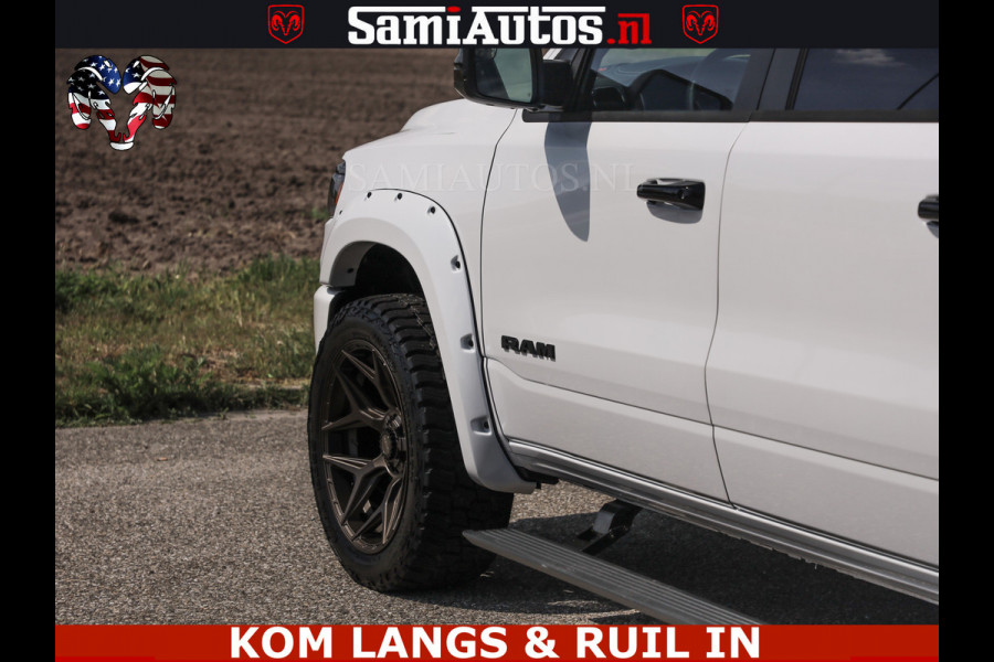 Dodge Ram LIMITED H.O 540PK 706Nm | Massage + Full Option | De Meest Luxe en Volle Pick-Up in zijn Klasse | Comfortabele Dubbele Cabine met Royale 5 Zitplaatsen | BPM vrij | Nu Leverbaar uit Voorraad | Voorraad Nr 2336 - 7700 | De specialist in Amerikaanse pick‑ups in Nederland en Europa.
