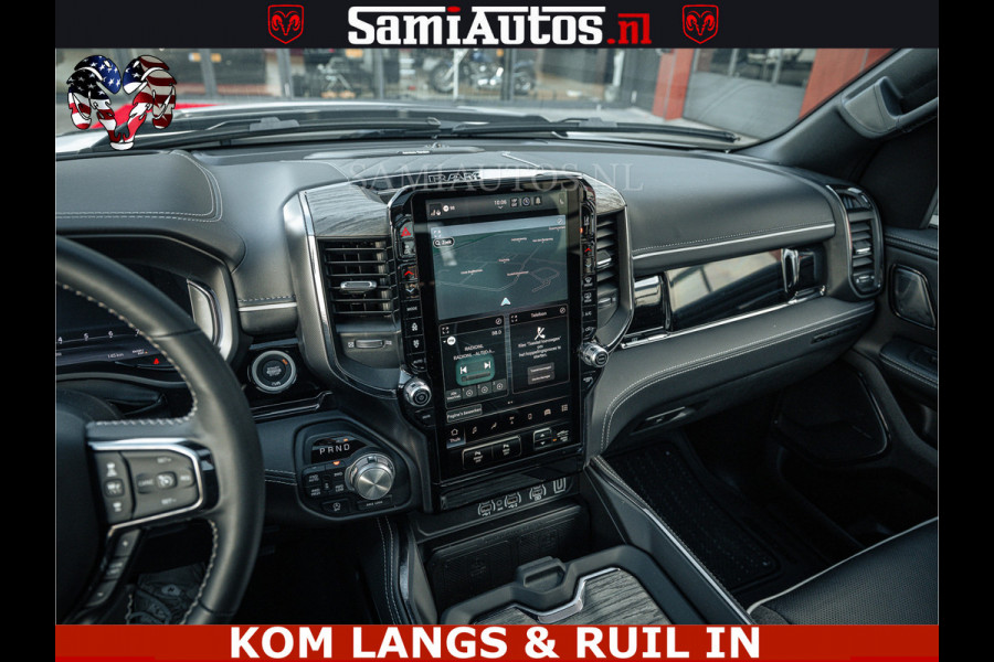 Dodge Ram LIMITED H.O 540PK 706Nm | Massage + Full Option | De Meest Luxe en Volle Pick-Up in zijn Klasse | Comfortabele Dubbele Cabine met Royale 5 Zitplaatsen | BPM vrij | Nu Leverbaar uit Voorraad | Voorraad Nr 2336 - 7700 | De specialist in Amerikaanse pick‑ups in Nederland en Europa.