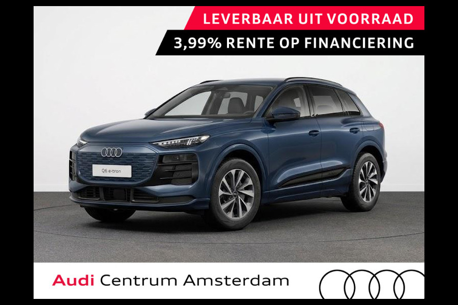 Audi Q6 e-tron Advanced edition e-tron 83 Kwh 252 pk | Trekhaak, mechanisch draaibaar | Warmtewerend glas donker tint | Sportstoel zwart leder-kunstl | Volledig in carrosseriekleur |