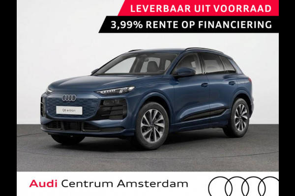 Audi Q6 e-tron Advanced edition e-tron 83 Kwh 252 pk | Trekhaak, mechanisch draaibaar | Warmtewerend glas donker tint | Sportstoel zwart leder-kunstl | Volledig in carrosseriekleur |