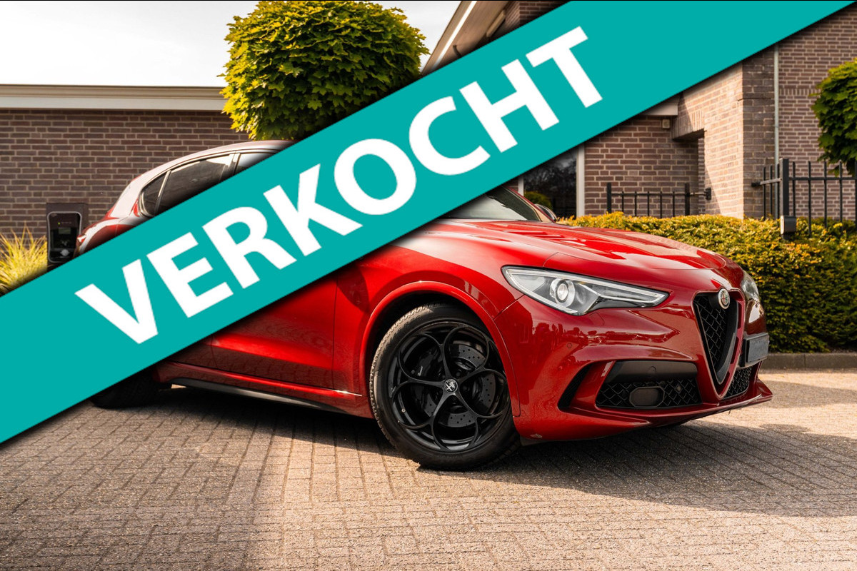 Alfa Romeo Stelvio 2.9 V6 AWD Quadrifoglio 510 PK ACC H&K Carbon Keyless Stoel/Stuurverw. Camera 20''