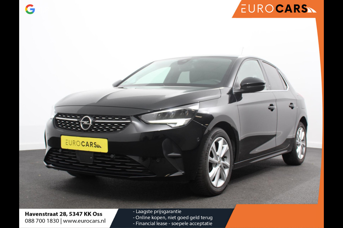 Opel Corsa 1.2 Turbo Elegance Automaat Airco Cruise control Led Navigatie Apple Carplay/ Android auto Achteruitrijcamera Stoelverwarming Parkeersensoren Lichtmetalen Velgen