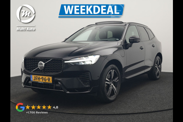 Volvo XC60 T8 AWD Plus Dark LONG RANGE PHEV 456pk Dealer O.H | Panodak | 360 Camera | Adaptive Cruise | Head Up | Adaptieve Full LED Koplampen |  Sportstoelen Memory & Verwarmd | Google Assistant | Apple Carplay | Keyless | Navigatie | Virtual | DAB |  Plug In Hybrid |