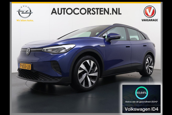 Volkswagen ID.4 Pro 82kWh SOH 93% Adap.Cruise Camera Stuur+Stoelverwarming 3-Zone Ecc Navi Apple Carplay Android Auto Lmv 19" Isofix Led Keyless Advanced Comfort Pakket Plus Assistance Pakket 1e Eigenaar Origineel Nederlandse Auto