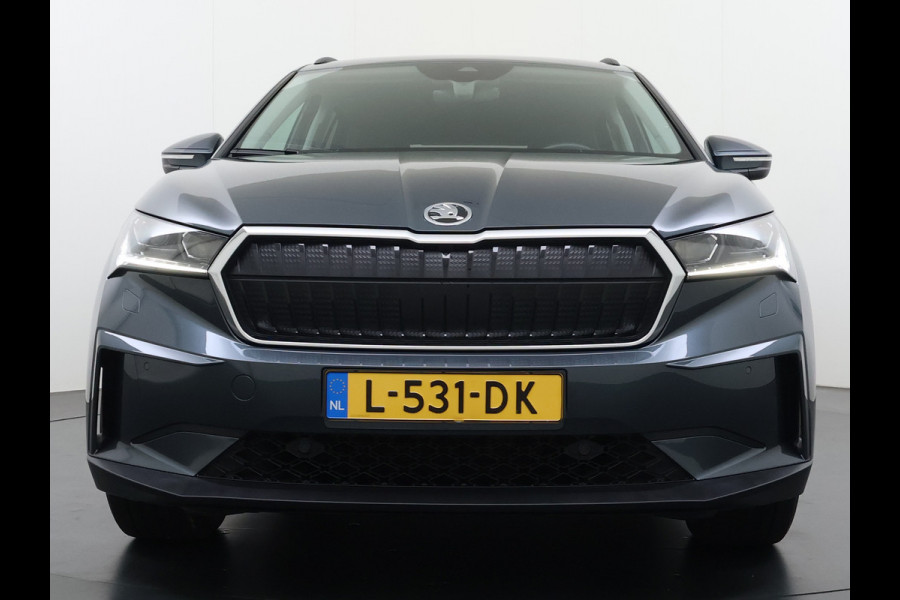 Škoda ENYAQ iV 60 First Edition SOH 92% Adap.Cruise Camera Elek.Stoel+Memory Stoel+Stuurverwarming 3-Zone Ecc Apple Carplay Android Auto Pdc P-Assist Privacy Glas Lmv Led-Matrix Isofix Keyless advanced Bleutooth Rijstrooksensor 1e Eigenaar Dealeronderhouden Origineel Nederlandse Auto