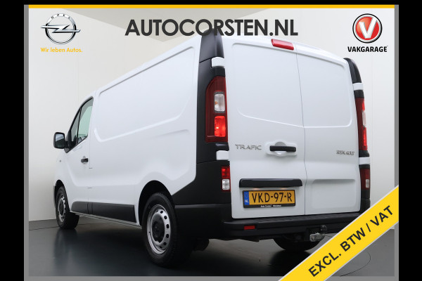 Renault Trafic 2.0dCi 120PK T29 L1H1 Trekhaak Airco Navi Euro 6 Cruise Control Bluetooth Pdc Betonplex Vloer Wandbetimmering Schuifdeur 2.000KG Trekgewicht 1e Eigenaar Origineel Nederlandse Auto