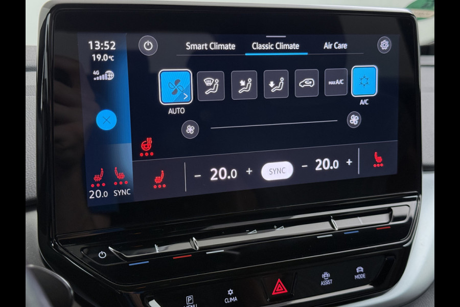 Volkswagen ID.4 1st 82kWh SOH 90% Trekhaak Warmtepomp Adap.Cruise Camera Stuur+Stoelverwarming Navi Ecc Apple Carplay Android Auto Privacy Glas Lmv Led Isofix Voorruitverwarming 1.000KG Trekgewicht