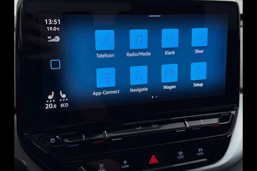 Volkswagen ID.4 1st 82kWh SOH 90% Trekhaak Warmtepomp Adap.Cruise Camera Stuur+Stoelverwarming Navi Ecc Apple Carplay Android Auto Privacy Glas Lmv Led Isofix Voorruitverwarming 1.000KG Trekgewicht