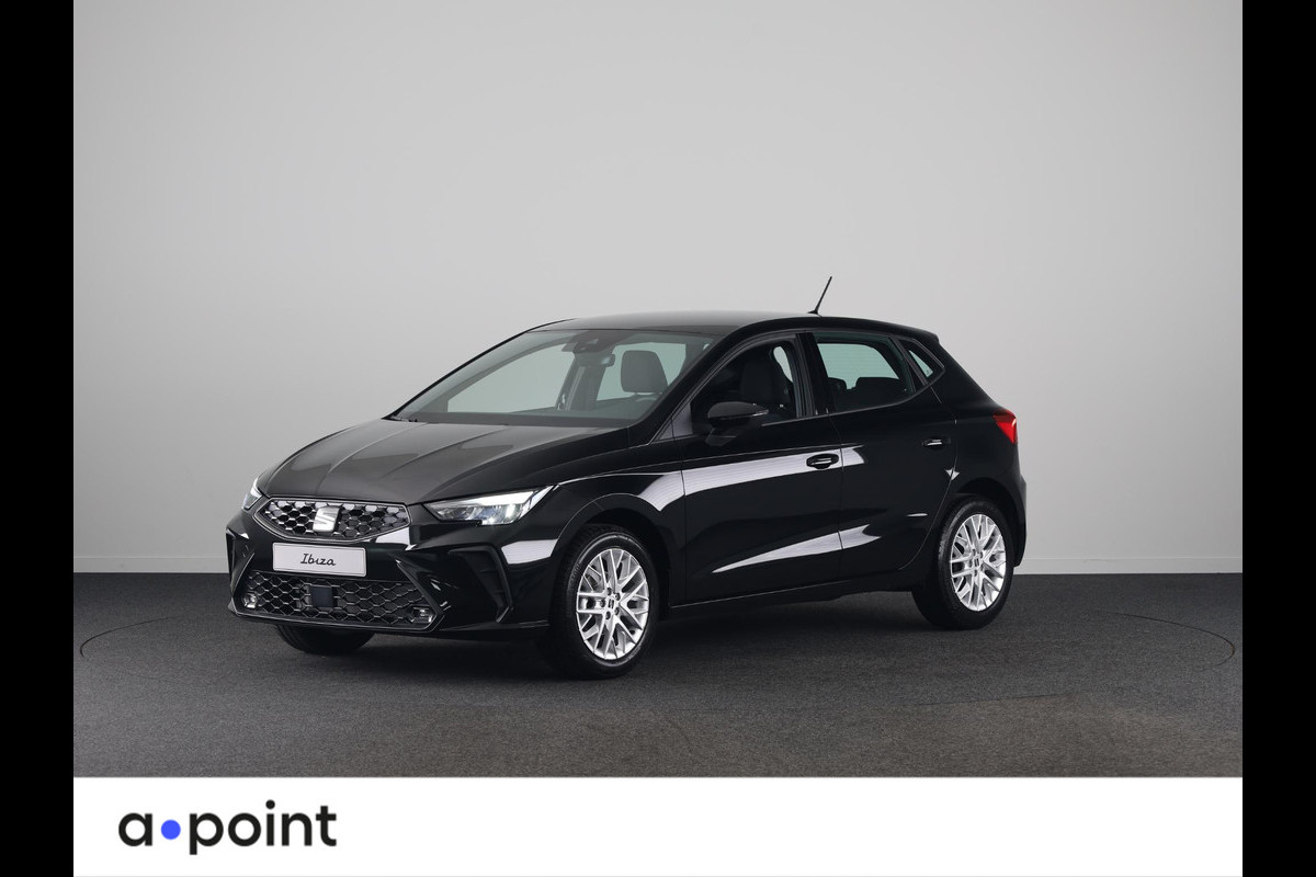 Seat Ibiza Style Plus 1.0 EcoTSI 95 PK | Midnight Black Metallic | Apple Carplay | Park Assist | Cruise Control