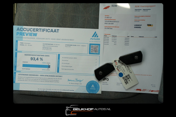 Volkswagen ID.3 58 kWh Adapt Cruise Carplay Navi Soh 93.4%