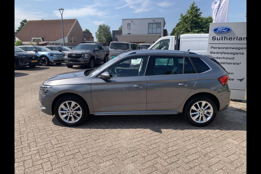 Škoda Kamiq 1.0 TSI Ambition 110pk Automaat | Wegklapbare Trekhaak | Adaptieve Cruise | Stoelverwarming | Achteruitrijcamera