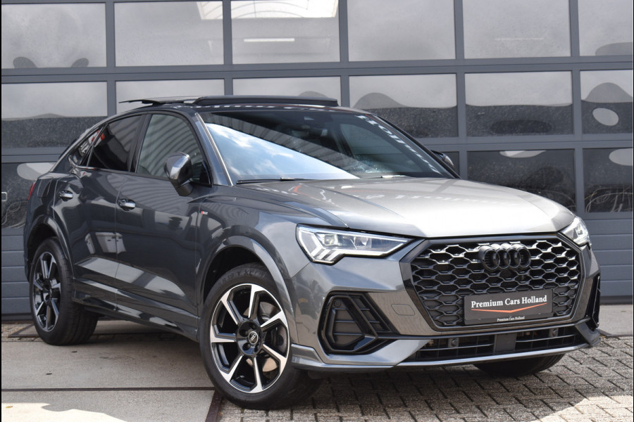 Audi Q3 Sportback 45 TFSI e S-Line 245 Pk Pano Navi Sfeer Leder ACC Keyless Camera