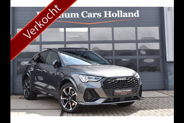 Audi Q3 Sportback 45 TFSI e S-Line 245 Pk Pano Navi Sfeer Leder ACC Keyless Camera