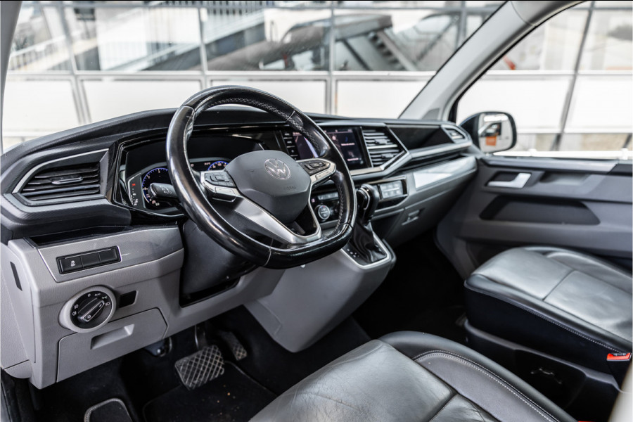 Volkswagen Transporter 2.0 TDI L2H1 DC Caravelle | LeightonVans Bodykit | ACC | Bi-Xenon | Elek deuren | Lederen bekleding | Camera | CarPlay | Navigatie | Trekhaak | Nieuwe APK