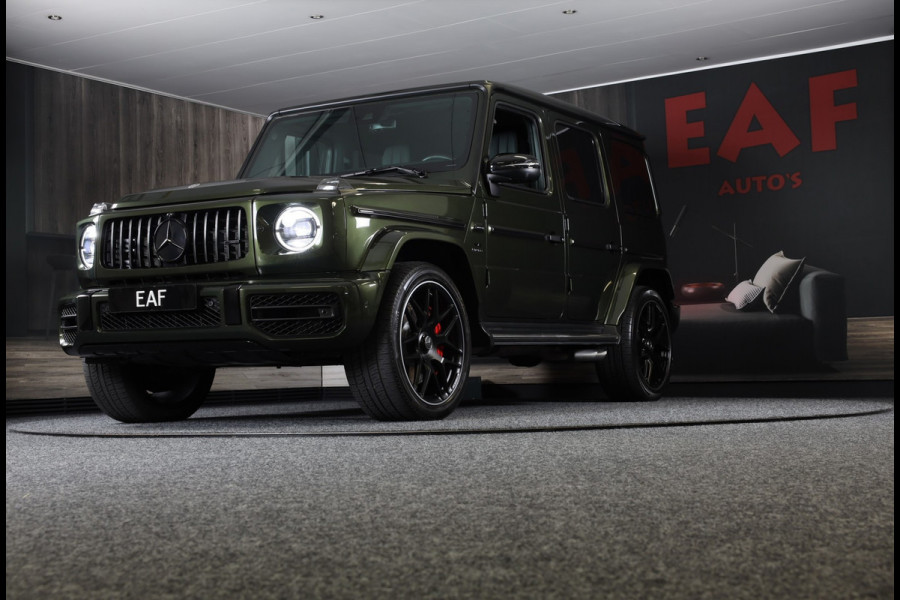 Mercedes-Benz G-Klasse 63 Manufaktur / Olijf Groen / Carbon / Massage / Memory / 360 Camera / Lane Assist / BURMESTER / Open Dak