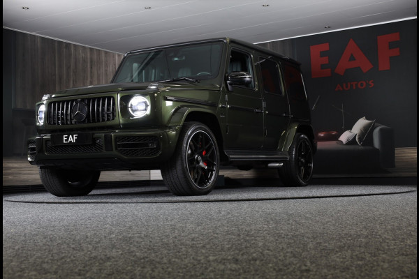 Mercedes-Benz G-Klasse 63 Manufaktur / Olijf Groen / Carbon / Massage / Memory / 360 Camera / Lane Assist / BURMESTER / Open Dak