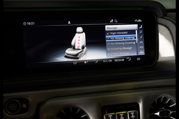 Mercedes-Benz G-Klasse 63 Manufaktur / Olijf Groen / Carbon / Massage / Memory / 360 Camera / Lane Assist / BURMESTER / Open Dak