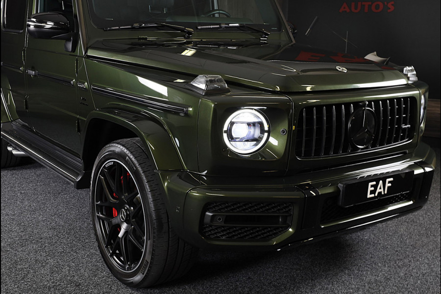 Mercedes-Benz G-Klasse 63 Manufaktur / Olijf Groen / Carbon / Massage / Memory / 360 Camera / Lane Assist / BURMESTER / Open Dak
