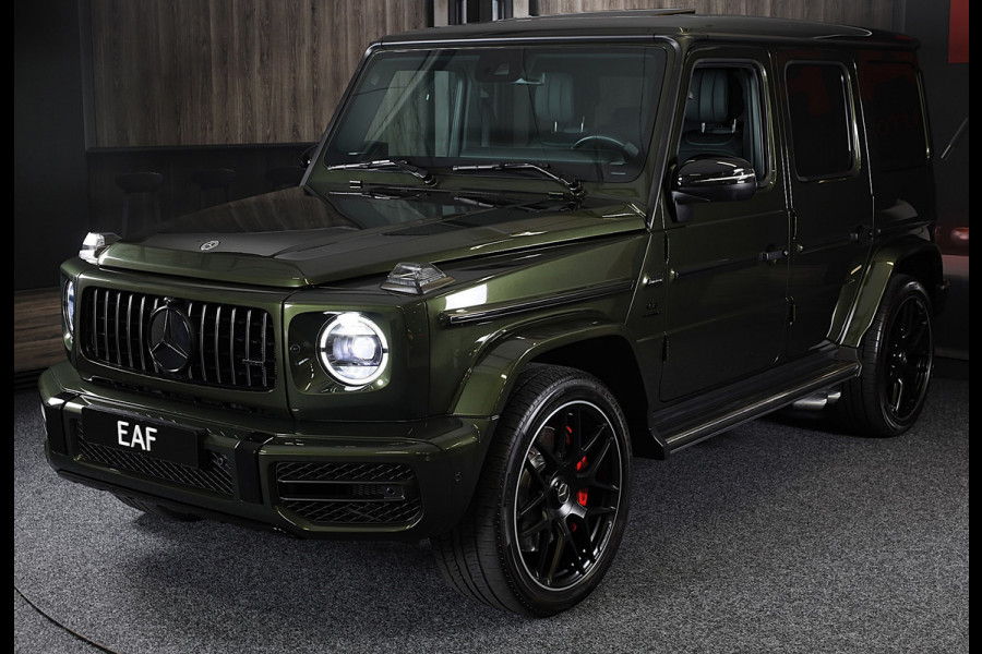 Mercedes-Benz G-Klasse 63 Manufaktur / Olijf Groen / Carbon / Massage / Memory / 360 Camera / Lane Assist / BURMESTER / Open Dak