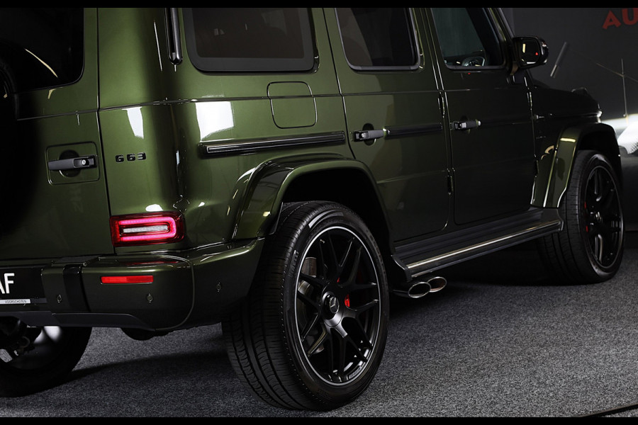 Mercedes-Benz G-Klasse 63 Manufaktur / Olijf Groen / Carbon / Massage / Memory / 360 Camera / Lane Assist / BURMESTER / Open Dak